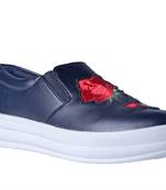 Women Synthetic Black casual shoes