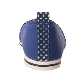 women Synthetic Blue Shoes 4
