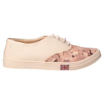 Women Synthetic Peach Shoe 2