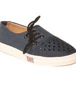 women Synthetic Blue Shoes