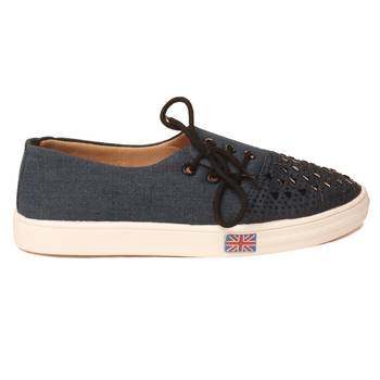 women Synthetic Blue Shoes 2
