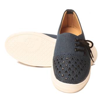 women Synthetic Blue Shoes 5