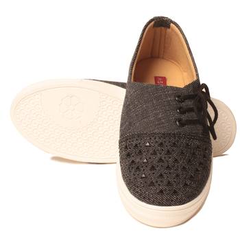 women Synthetic Black Shoes 5
