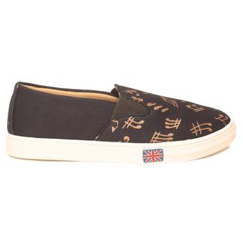 women Synthetic Black Shoes 2