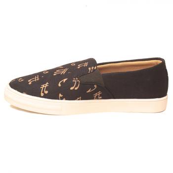 women Synthetic Black Shoes 3