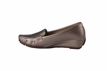 Women grey  slip on loafers 3