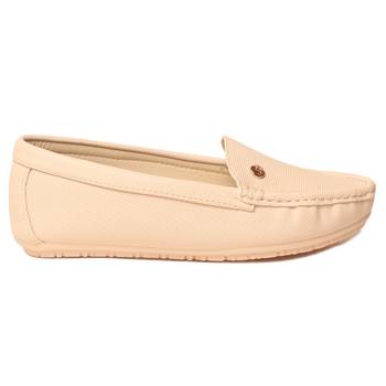 women Synthetic White Loafers 2