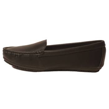 women Synthetic Black Loafers 3