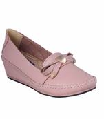 Women Pink Synthetic slip on  Loafer