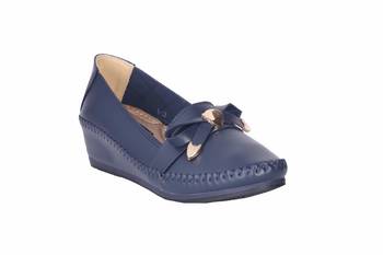 Women Navy  slip on  Loafer 1