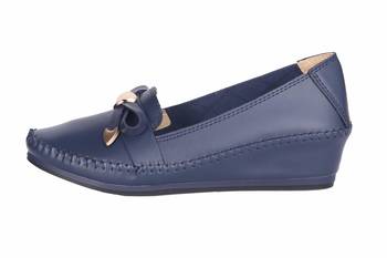 Women Navy  slip on  Loafer 3