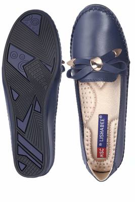 Women Navy  slip on  Loafer 5
