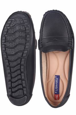 Women Black Synthetic slip on  Loafer 5