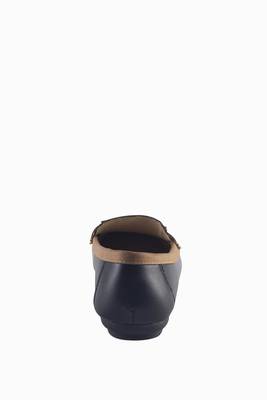 Women Synthetic Black slip on  Loafers 4