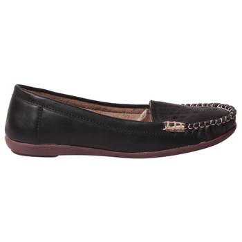 women Synthetic Black loafers 2