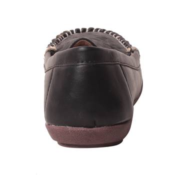 women Synthetic Black loafers 4
