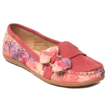 women Synthetic Red Loafers 1