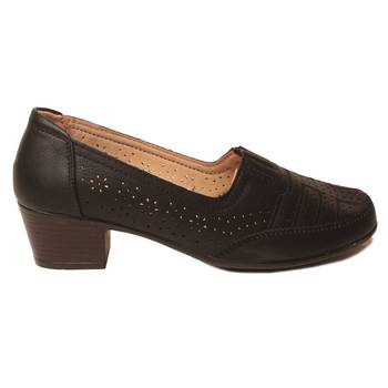 women Synthetic Black Loafers 2
