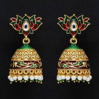 Maroon Jhumkas 1