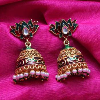Maroon Jhumkas 2