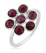 Red Garnet 925 Sterling Silver Rings