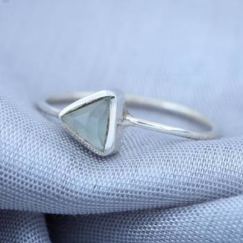 Multicolor Chalcedony 925 Sterling Silver Rings 2