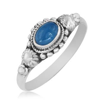 Multicolor Chalcedony 925 Sterling Silver Rings 1