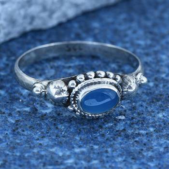 Multicolor Chalcedony 925 Sterling Silver Rings 3