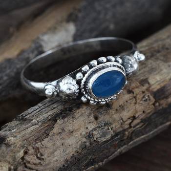Multicolor Chalcedony 925 Sterling Silver Rings 4