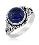 Blue Lapis Lazuli 925 Sterling Silver Rings