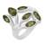 Green Peridot   925 Sterling Silver Rings