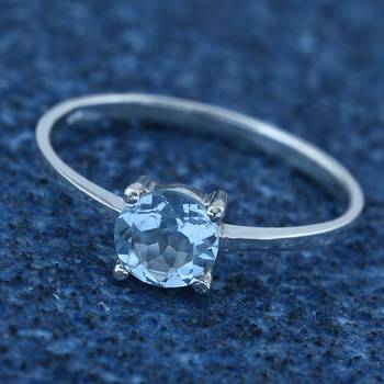 Blue Topaz   925 Sterling Silver Rings 2
