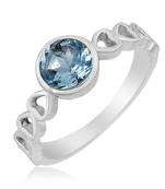 Blue Topaz   925 Sterling Silver Rings