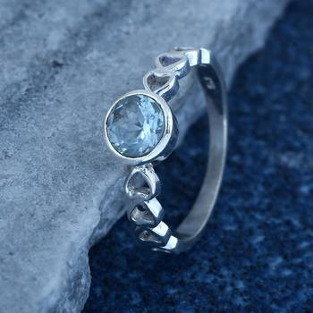 Blue Topaz   925 Sterling Silver Rings 3
