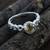 Yellow Citrine 925 Sterling Silver Rings