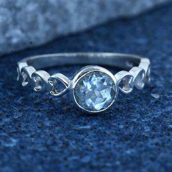 Blue Topaz   925 Sterling Silver Rings 4