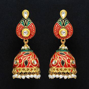 Red Jhumkas 1