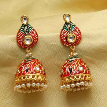 Red Jhumkas 2