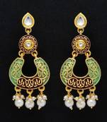 Maroon Danglers Drops