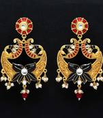 Black Danglers Drops