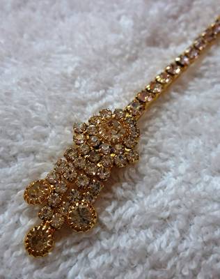 Traditional AD Zircon Stone White And Goldeen Fancy Stylish Party Wear Wedding necklace earring mangtika set 3