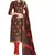 Brown Woven Art Silk Salwar