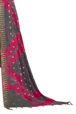 Grey Woven Art Silk Salwar 4