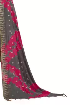 Grey Woven Art Silk Salwar