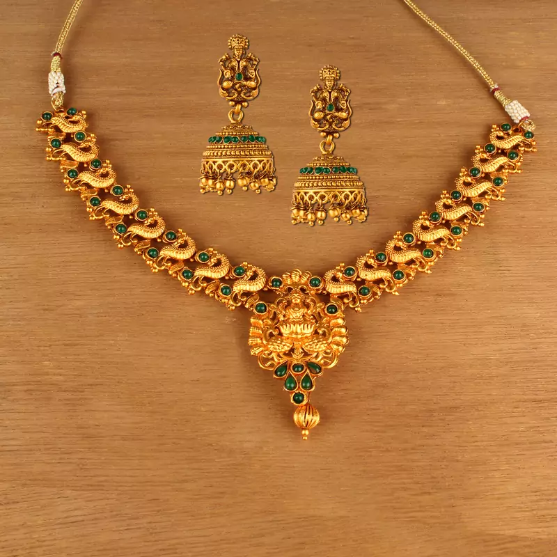 Green necklaces