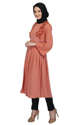 Pretty in Peach Dress By Ruqsar 3