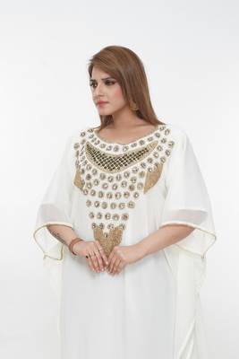 Dubai Kaftan Women Dress Long Gown Farasha Morocco Wear 2