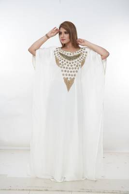 Dubai Kaftan Women Dress Long Gown Farasha Morocco Wear 4