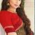 Brown woven brasso saree with blouse