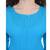 blue plain Cotton Kurti